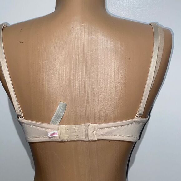 PINK Victoria's Secret Beige Wear Everywhere Multi-Way Push Up Bra Size 34C - Picture 3 of 9